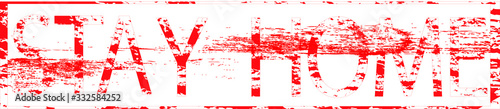 Stay at home,COVID 19 . BLACK Grunge Stamp. Vector