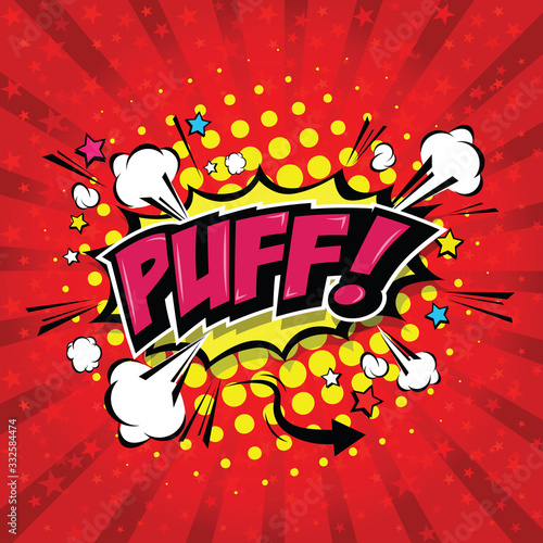 Puff! Comic Speech Bubble