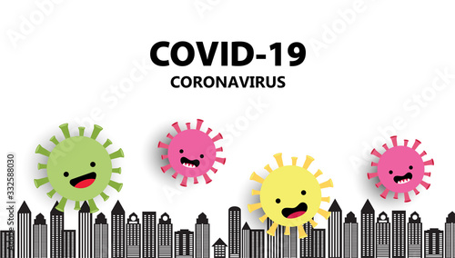 Coronavirus 2019-ncov and virus ,covit 19 background .