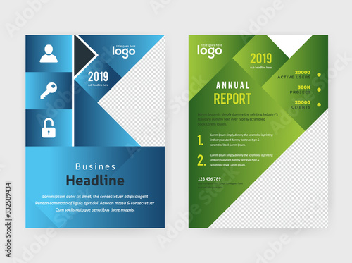 Annual Report Concept Flyer Template