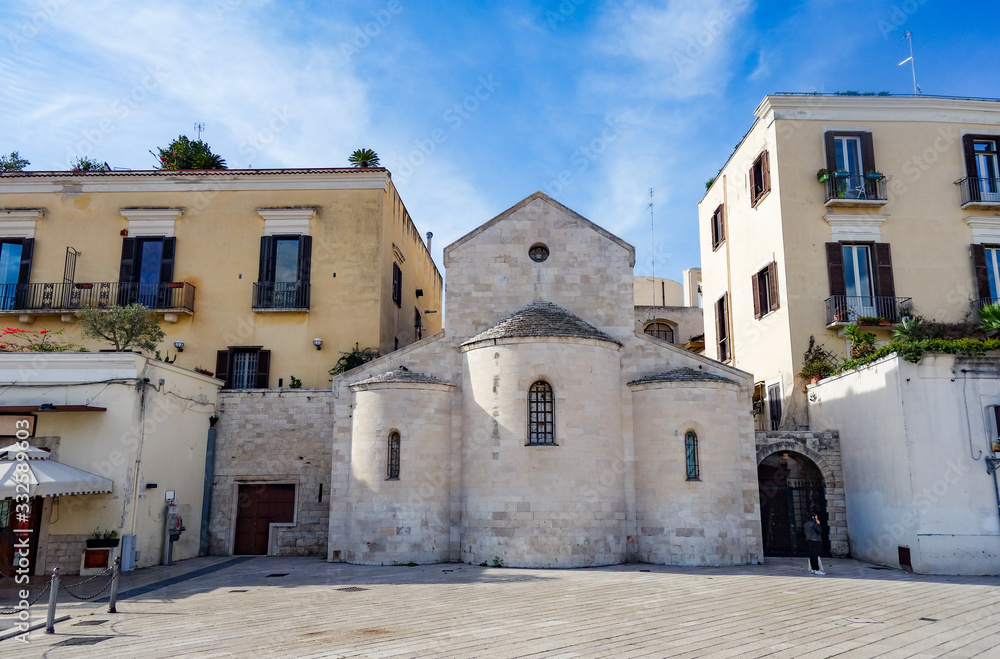 La Vallisa church. Bari. Puglia. Italy.