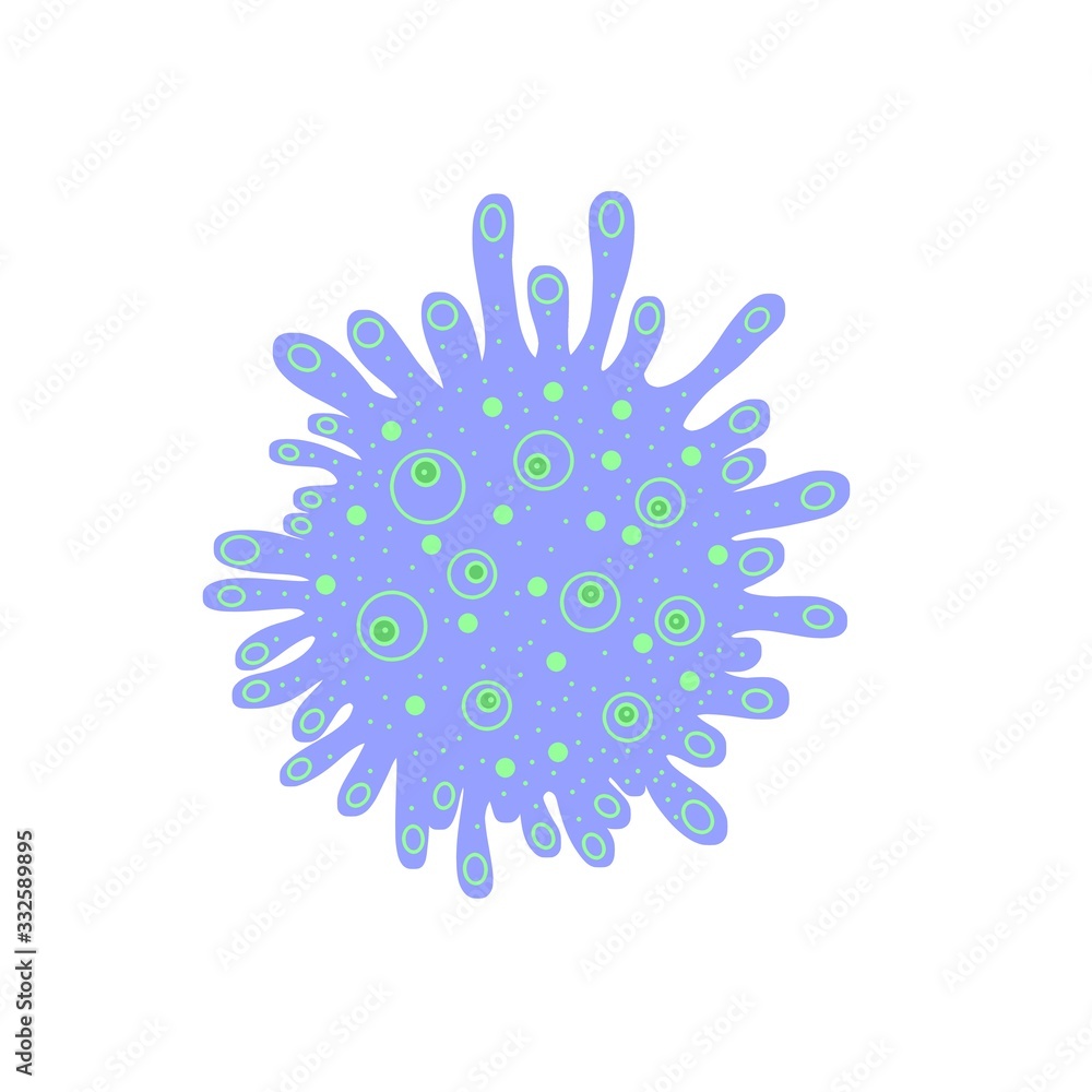 Covid-19 (coronavirus). Raster illustration Covid-19 (coronavirus). Raster illustration