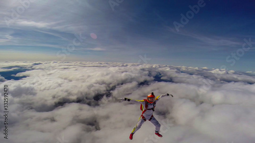 Luxury. Skydiving is for special people. Beautiful views from the height of bird flight.