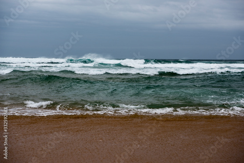 Waves at Cape Woolamai  Phillip  Victoria  Australia
