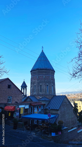 Cathedral of Saint George.  Orthodox Church in Tbilisi © Victoria Key