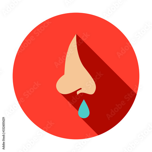 Runny Nose Circle Icon