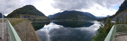 Panorama am Sylvensteinspeicher