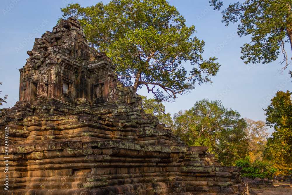Ancient temple of Angkor Thom, Angkor Archaeological Park, Siem Reap, Cambodia.
