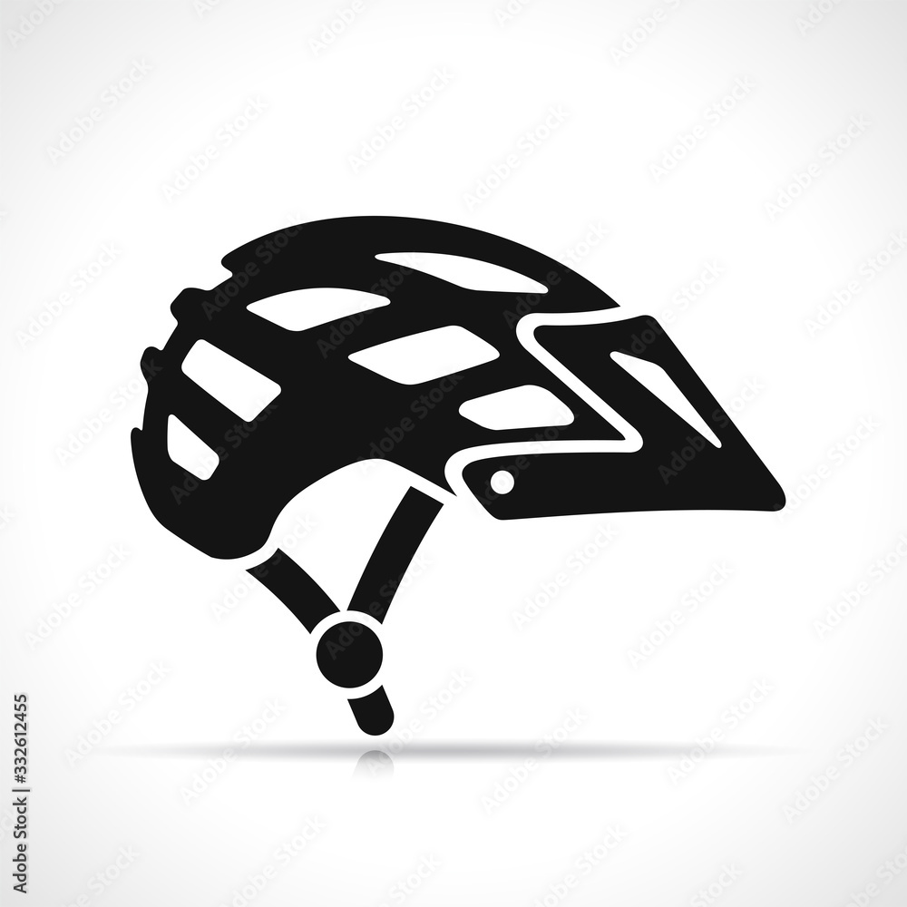 Vector bike helmet icon symbol Stock Vector Adobe Stock