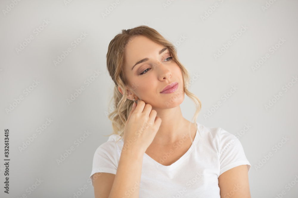 Truly astounding image of perfect beauty in profile. Truly astounding image of perfect beauty in profile.
