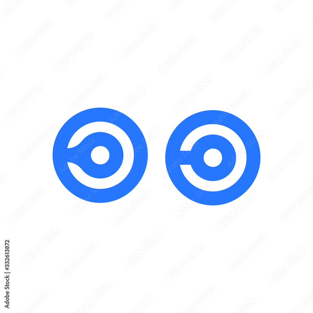 Technology - vector tech icon. Connect logo. Network, internet, communication symbol. Stock illustration Technology - vector tech icon. Connect logo. Network, internet, communication symbol. Stock illustration