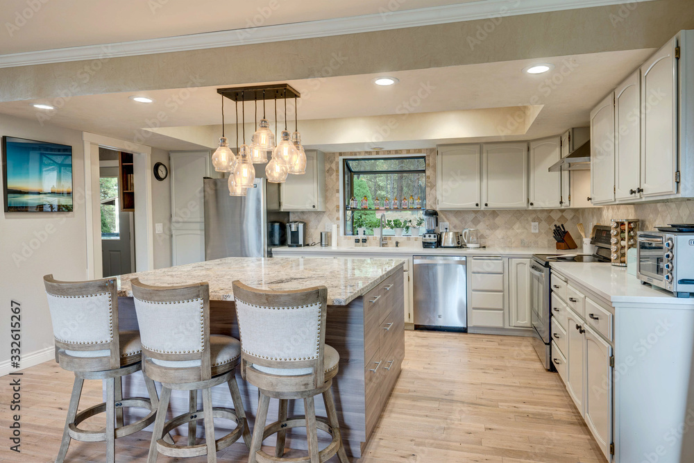 Fototapeta premium Amazing home design modern and rustic, European and American luxury interiors. 