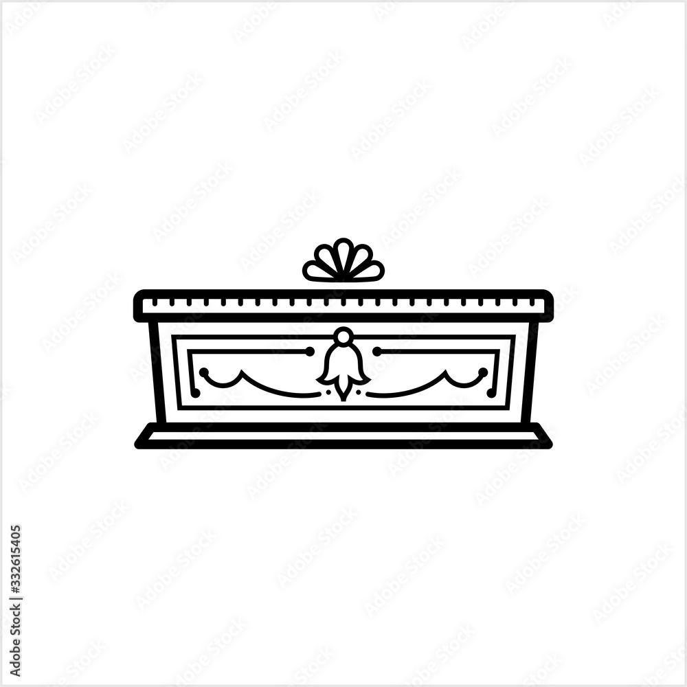 Coffin Icon, Funerary Box For Keeping A Corpse Coffin Icon Coffin Icon, Funerary Box For Keeping A Corpse Coffin Icon