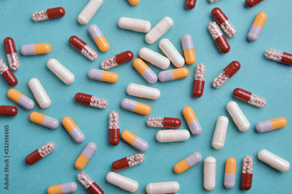 Capsules with medicine and vitamins to increase immunity to protect against coronavirus infection Capsules with medicine and vitamins to increase immunity to protect against coronavirus infection