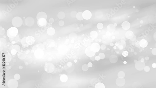 Stop motion animated white blur abstract background. bokeh christmas blurred beautiful shiny Christmas lights.