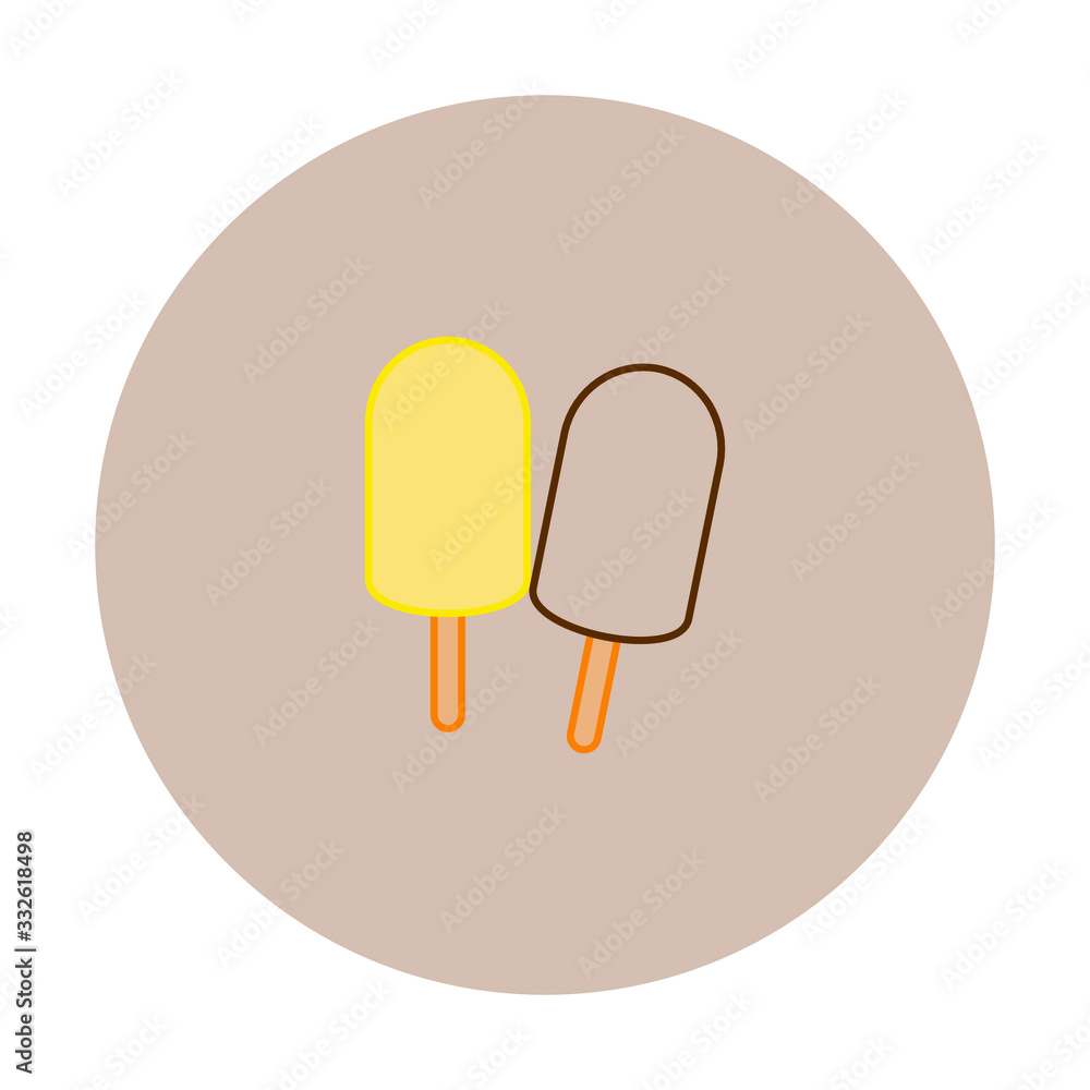 ice cream bonbon on white background ice cream bonbon on white background