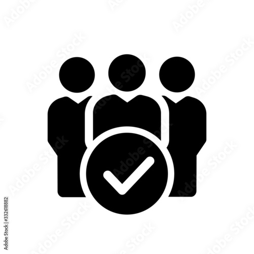 Vector line icon for capable. able illustration sign. adept symbol. adequate logo.