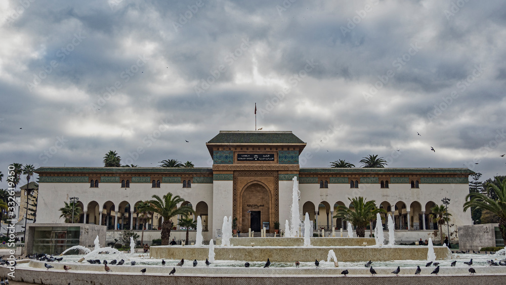 Fototapeta premium Casablanca Neustadt Industrie- und Handelsstadt Maroko