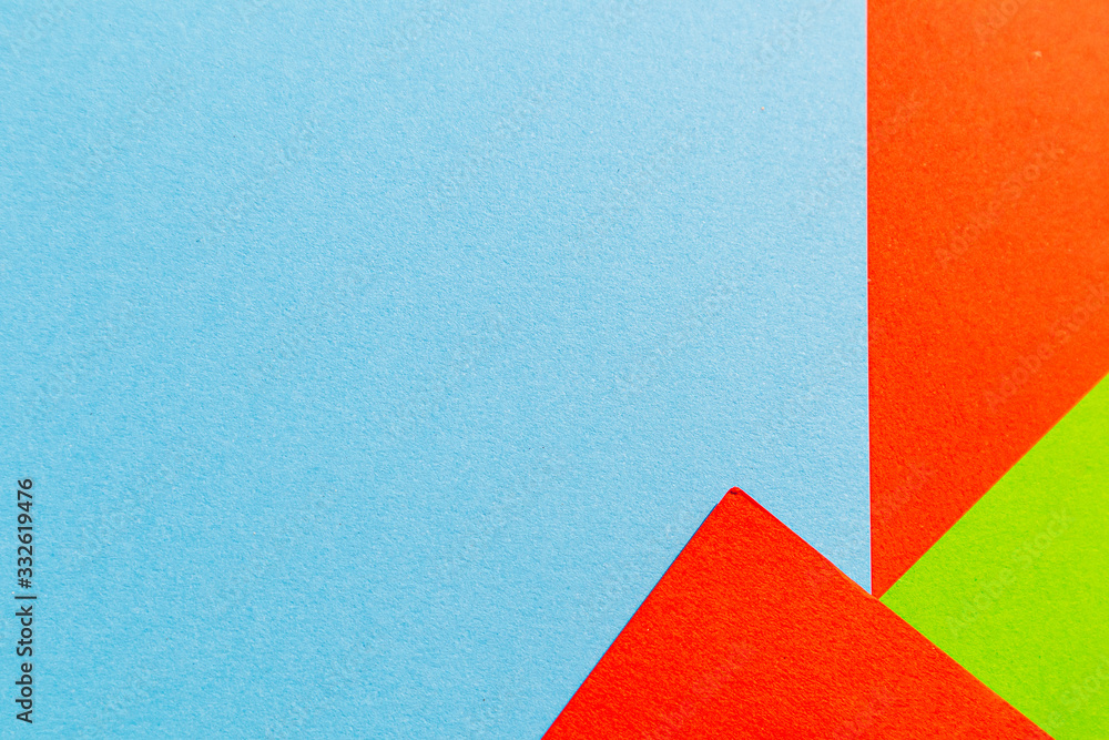 Blue, red and green color paper texture background. Blue, red and green color paper texture background.