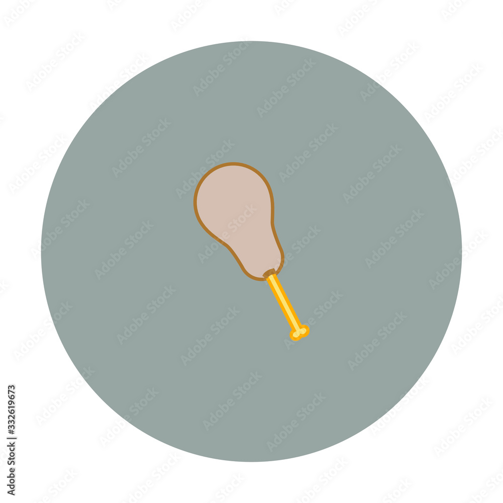 chicken drumstick on white background chicken drumstick on white background