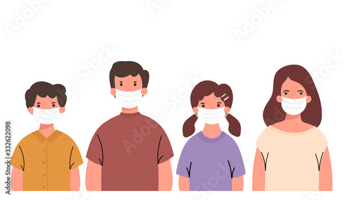 Social distancing poster design for or self protection times and  home awareness social media campaign and coronavirus prevention - Vector illustration.