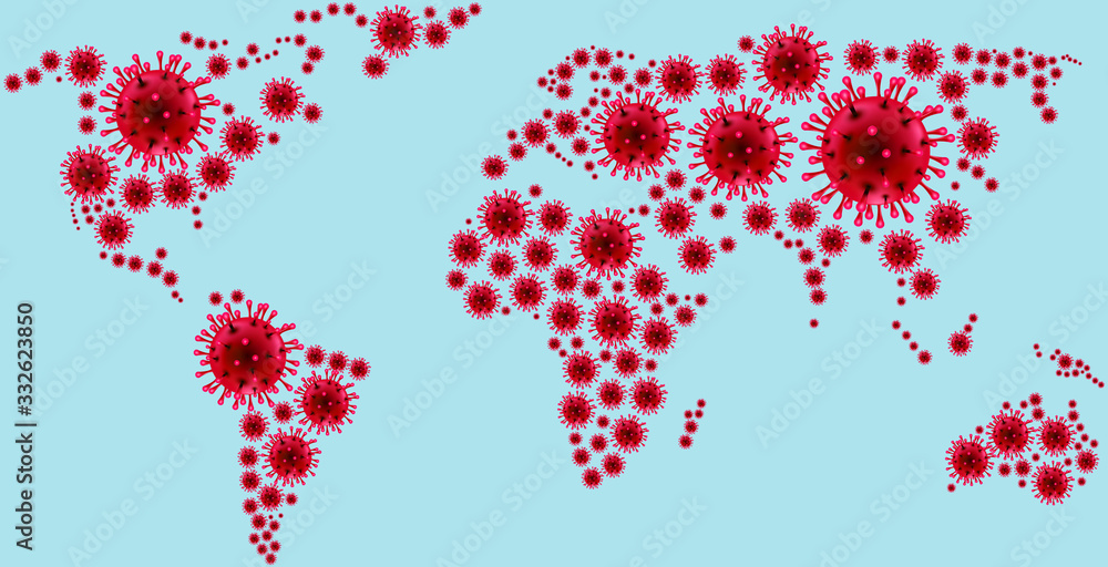 world map using corona virus, COVID-19 world map using corona virus, COVID-19