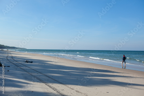 empty beaches due to coronavirus quarantine