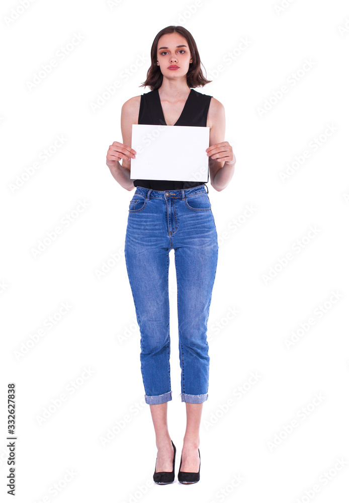 Fashion portrait of a young beautiful woman Fashion portrait of a young beautiful woman