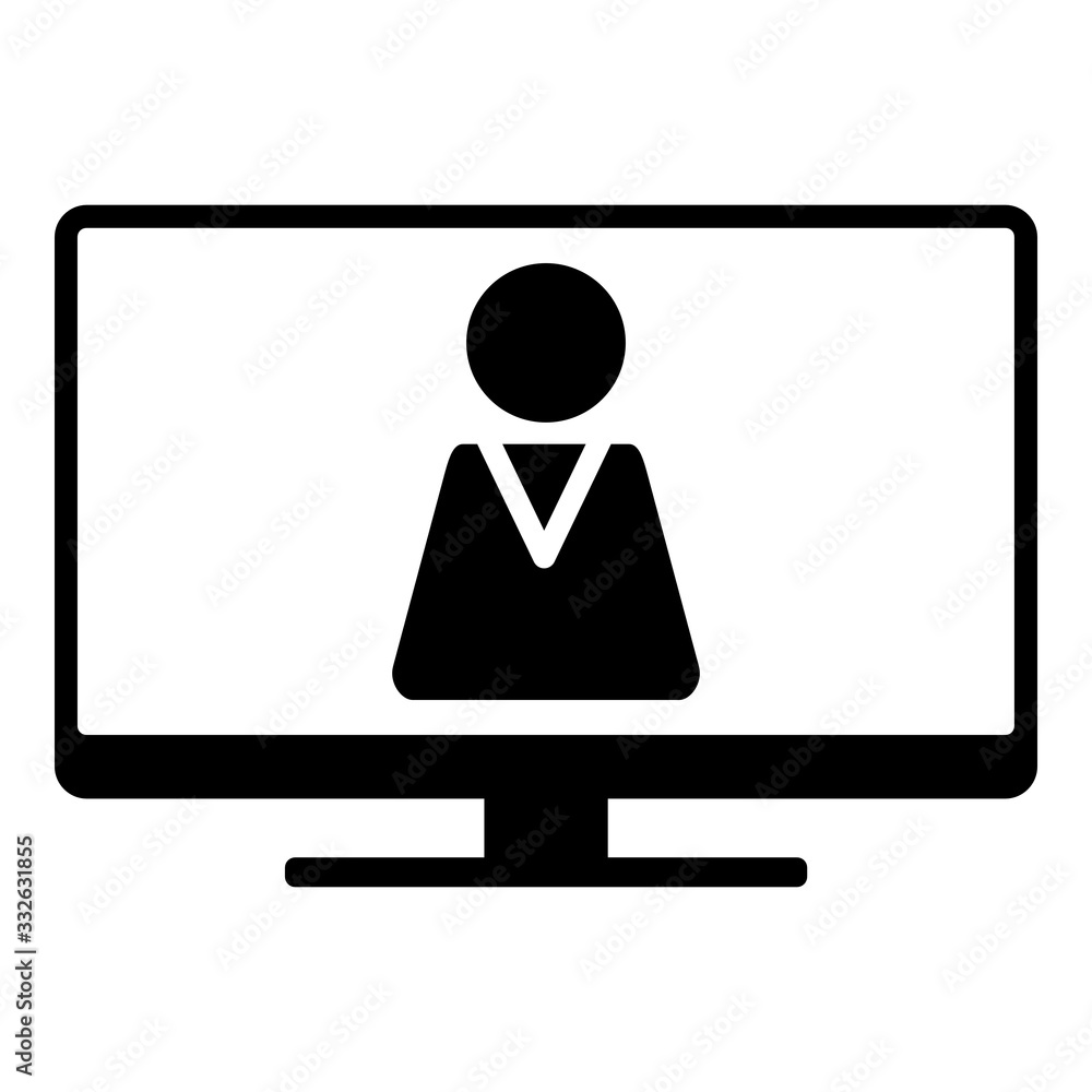 Figur und Monitor Figur und Monitor