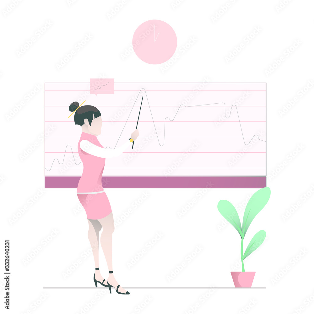 Business man or women vector, Working from home vector. Business man or women vector, Working from home vector.