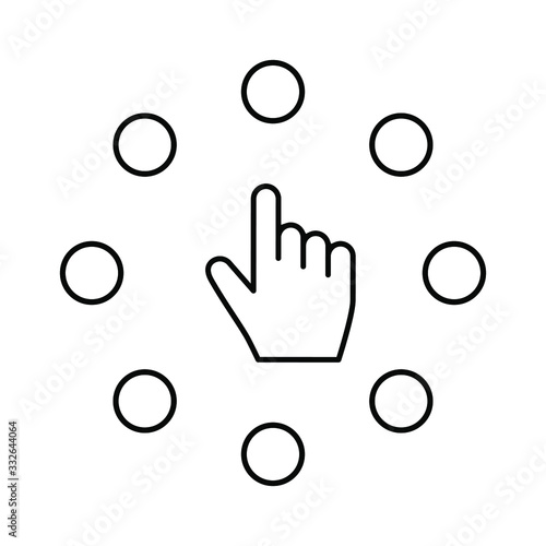 variety vector icon. choice illustration sign. diversity symbol.