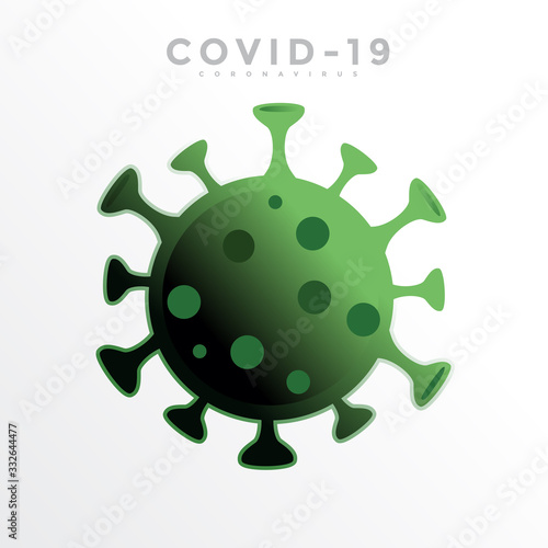 Illustrations concept coronavirus COVID-19. virus wuhan from china. Vector illustrate.