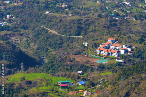 Mountains in Mussoorie, Dehradun, Uttarakhand, India