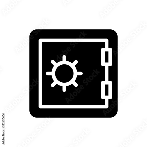 Locker Vector Icon Glyph Illustration