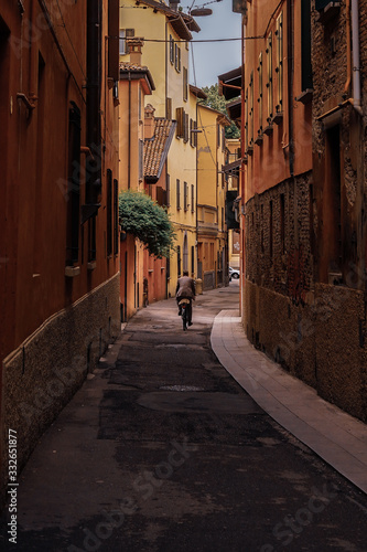 narrow street in old town