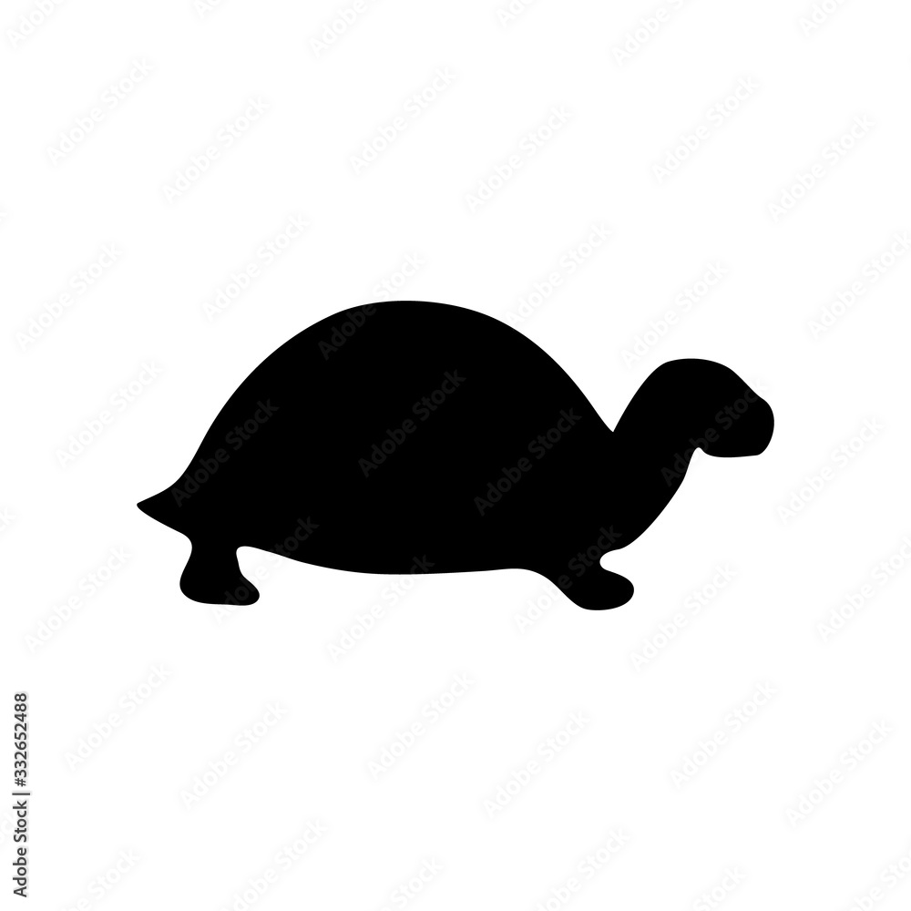 Black dog icon silhouette isolated on white. Vector illustration Black dog icon silhouette isolated on white. Vector illustration