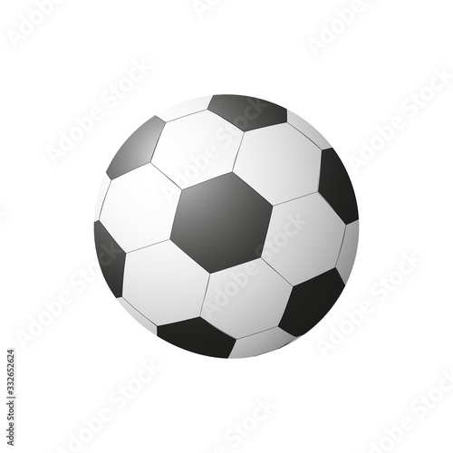 Football ball icon isolated on the  white background. Vector illustration © Віталій Баріда
