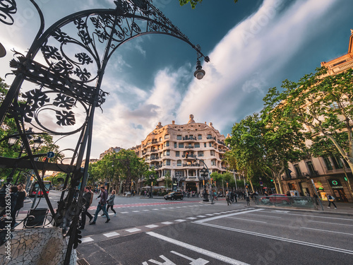 Photography Paseo de Gracia in Barcelona, Cataluña, España