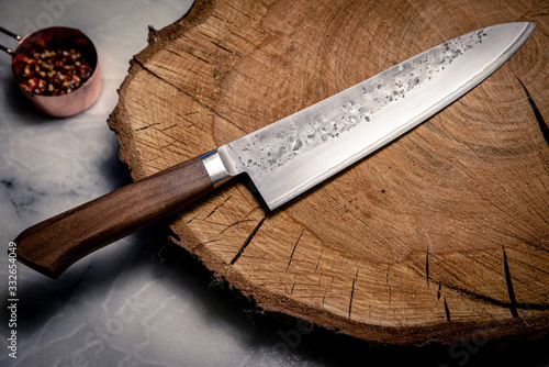 Japanese chef knife photo