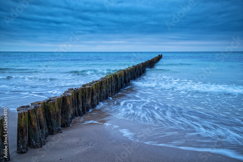 Buhne am Strand