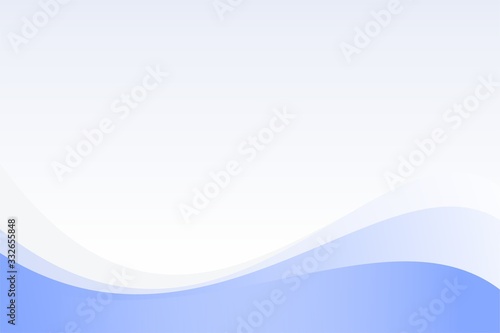 Abstract Fresh Blue White Wave Background Design Template Vector