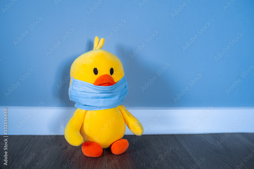 Yellow duck protects against the flu Yellow duck protects against the flu