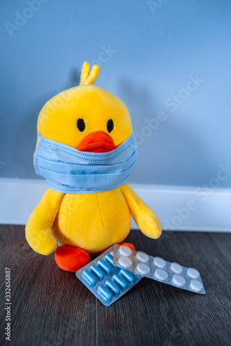 Yellow duck protects against the flu