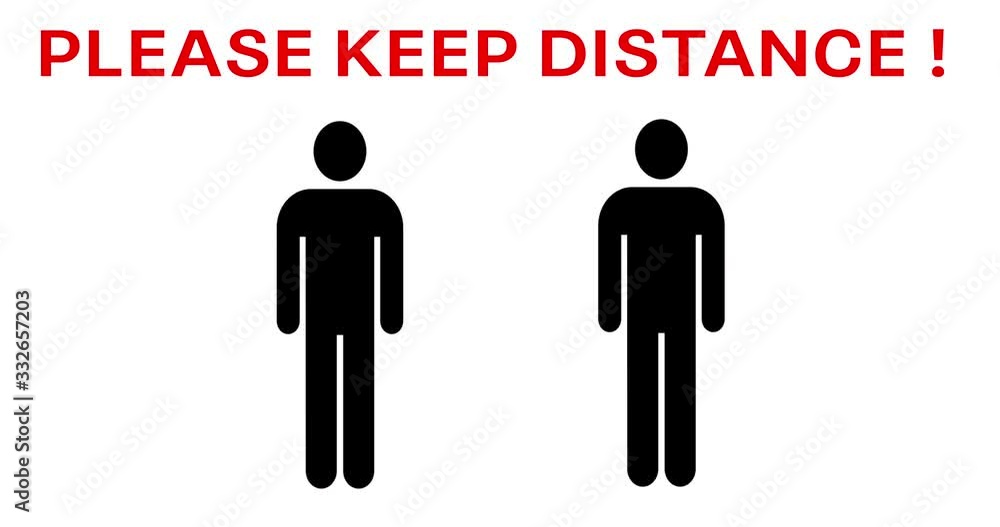 warning keep your to distance sign symbol 1,50 one half meter corona virus, covid - 19 warning keep your to distance sign symbol 1,50 one half meter corona virus, covid - 19