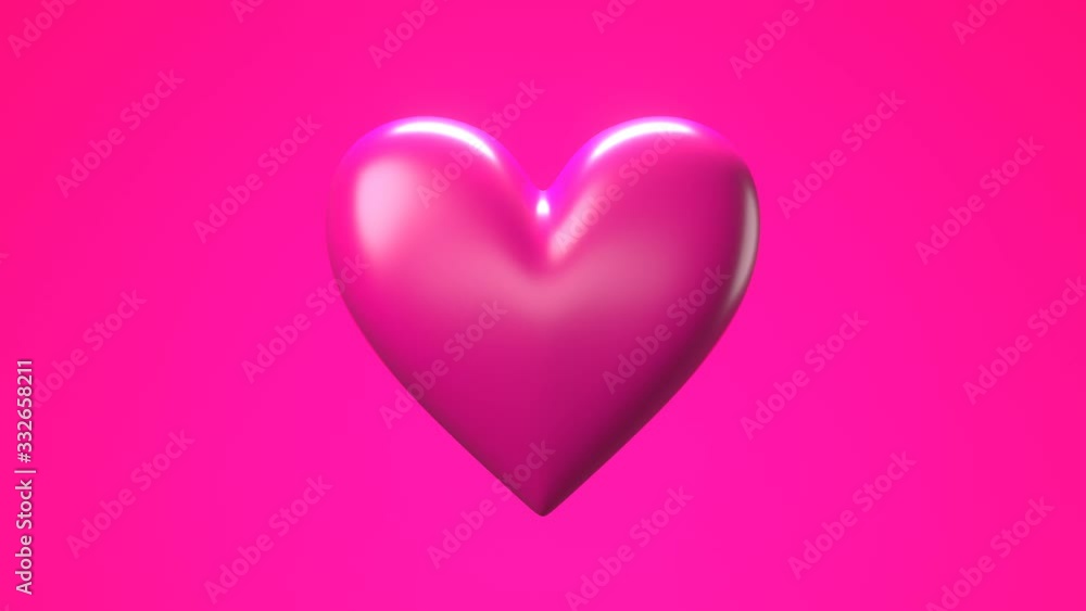 Pink broken heart objects in pink background. Heart shape object shattered into pieces. Pink broken heart objects in pink background. Heart shape object shattered into pieces.