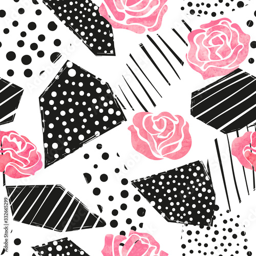 Seamless vector abstract pa...