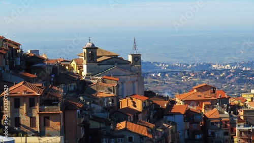 view of Rocca di Papa   province of Rome,  Italy. 