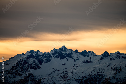 mountains in winter © skazar
