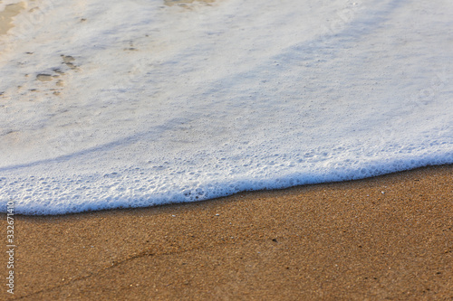 Sea wave foam on the Medite...