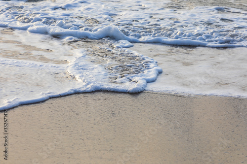 Sea wave foam on the Medite...